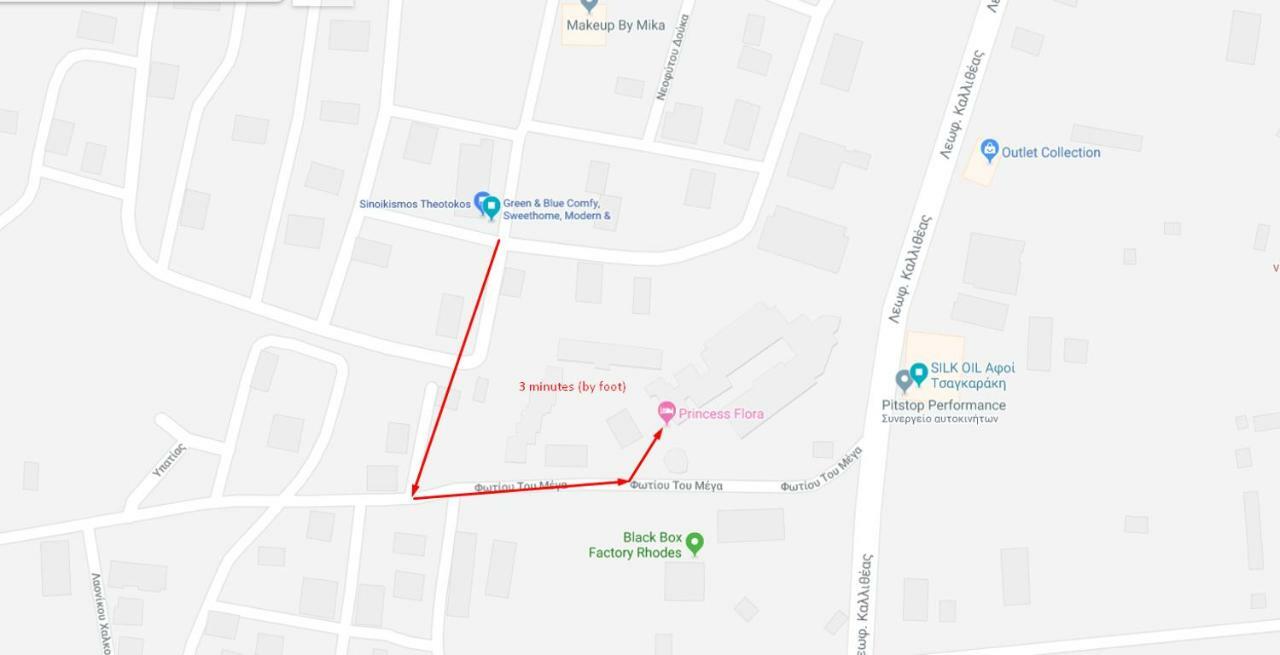 Asgourou Luxury - Comfy Center Rodos 아파트 외부 사진